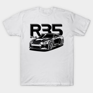 GTR R35 (Black Print) T-Shirt